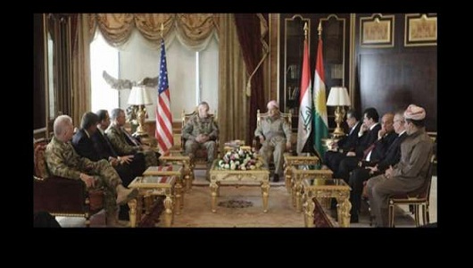 ABD Heyeti Mesut Barzani İle Bir Araya Geldi