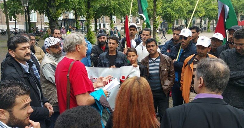 Rally in Netherlands over expulsion of Palestinian asylum-seekers