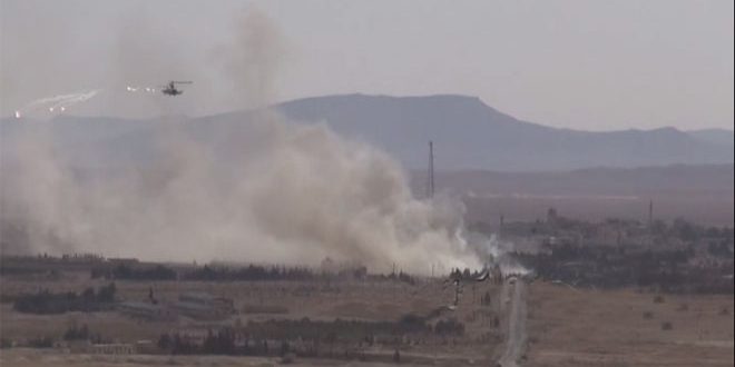 L’armée syrienne détruit des véhicules des terroristes de Daech dans la banlieue de Raqqa