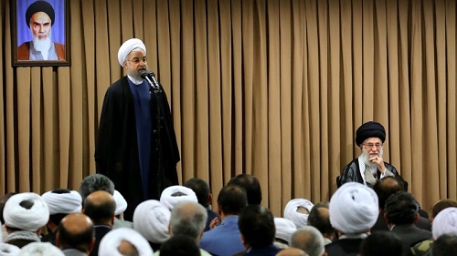 رہبر انقلاب اسلامی سے ایران کے اعلی حکام کی ملاقات کے موقع پر صدر روحانی کا خطاب
