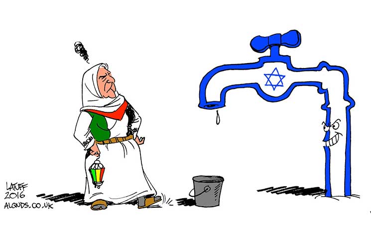 Régimen del Apartheid de Israel Cortó el Suministro de Agua a los Habitantes Palestinos de la Ribera Occidental Ocupada