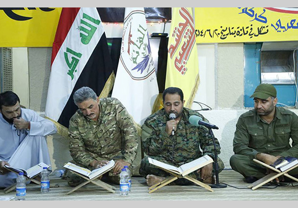 الحشد الشعبي يقيم مجالس حسينية في تازة والبشير + (صور)