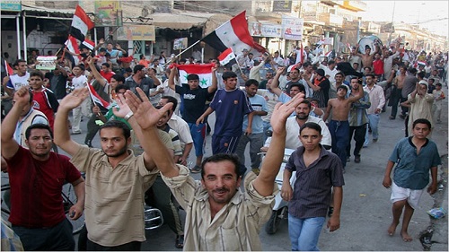 عراق میں فلوجہ کی آزادی پر جشن