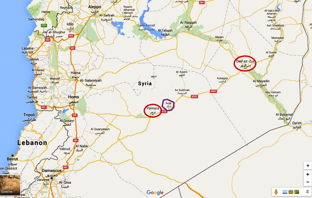 ISIS launches attack on Syrian Army at Arak oil fields & T-3 military airport