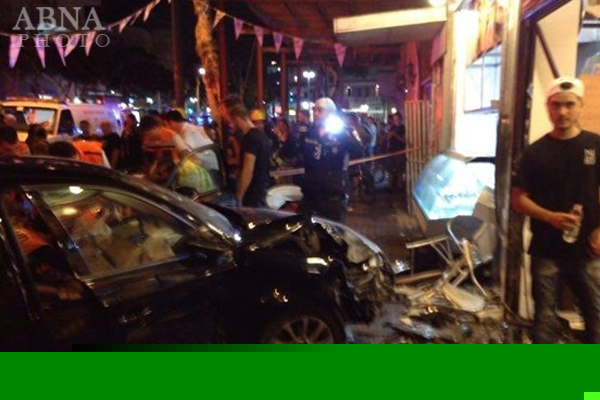 مقتل وإصابة عدد من إسرائيليين اثر اقتحام سيارة لمطعم في "تل ابيب" + (صور)
