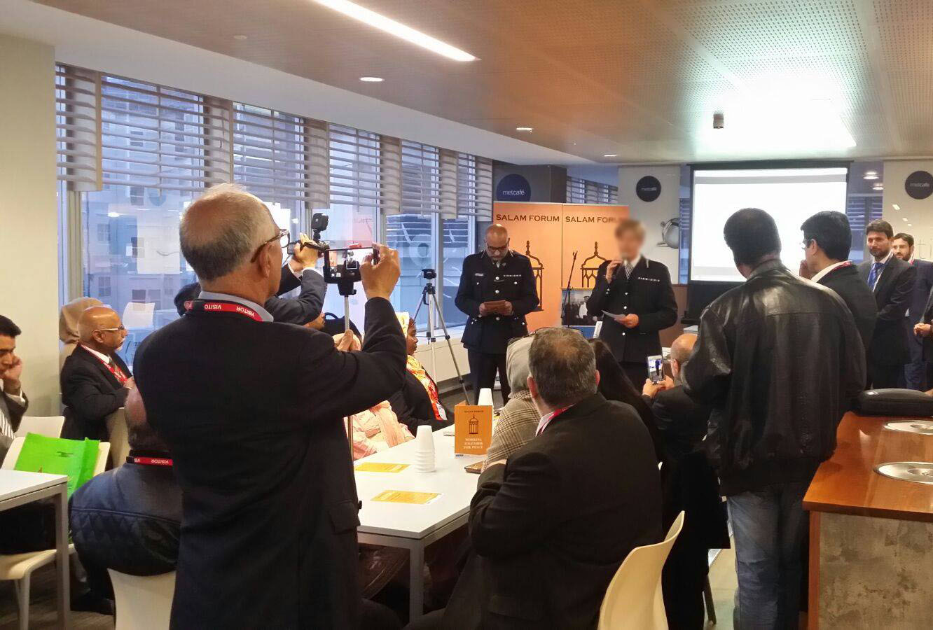 'Respect and coexistence' Ramadan program held by Scotland Yard and Imam Hussein Shrine 