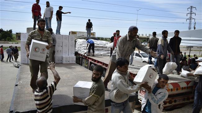 Russia Delivers Over 25 Tonnes of Aid to Syria's Homs, Aleppo Provinces