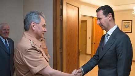 Syrien: Russlands Verteidigungsminister traf Präsident Assad