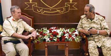 British military chief visits Bahrain one day after the regime stripped Sheikh Qassim's nationality