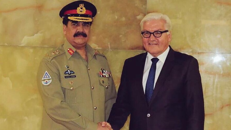جنرل راحیل شریف کی جرمن وزیر خارجہ سے ملاقات