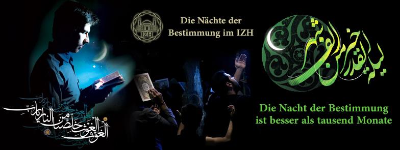  Sonderprogramm anlässlich der Nächte der Bestimmung 