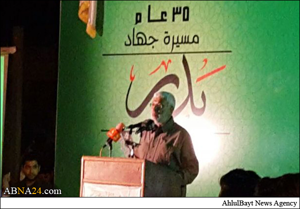 المهندس يشيد بمقارعة منظمة بدر للدكتاتورية والإرهاب