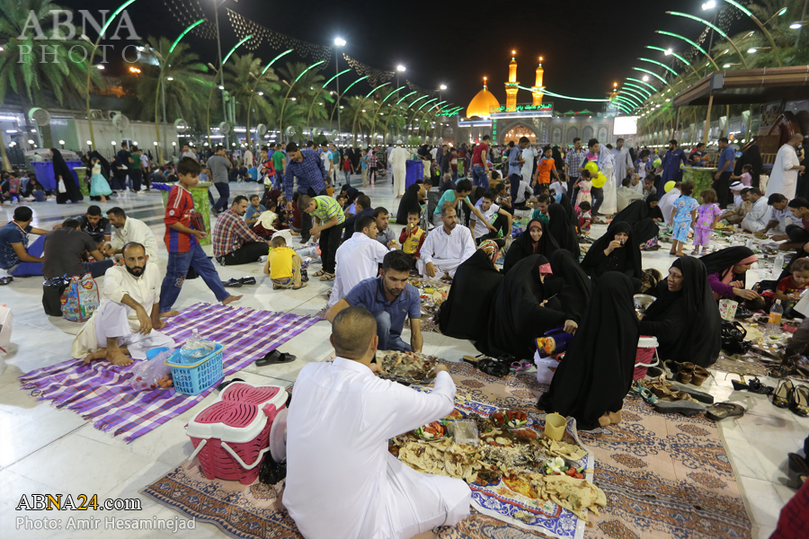 تقارير مصور/ موائد الفطور بين الحرمين في كربلاء المقدسة
