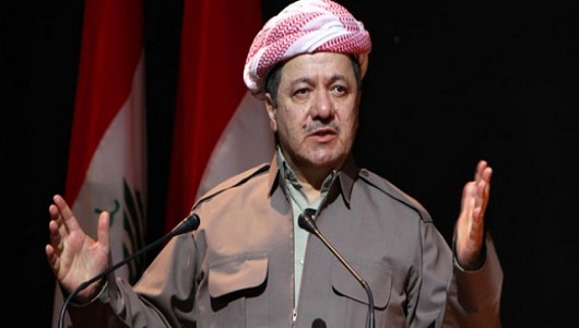 Siyonist Mesut Barzani, Irak’ın Bölünmesi İçin Çaba Sarfediyor