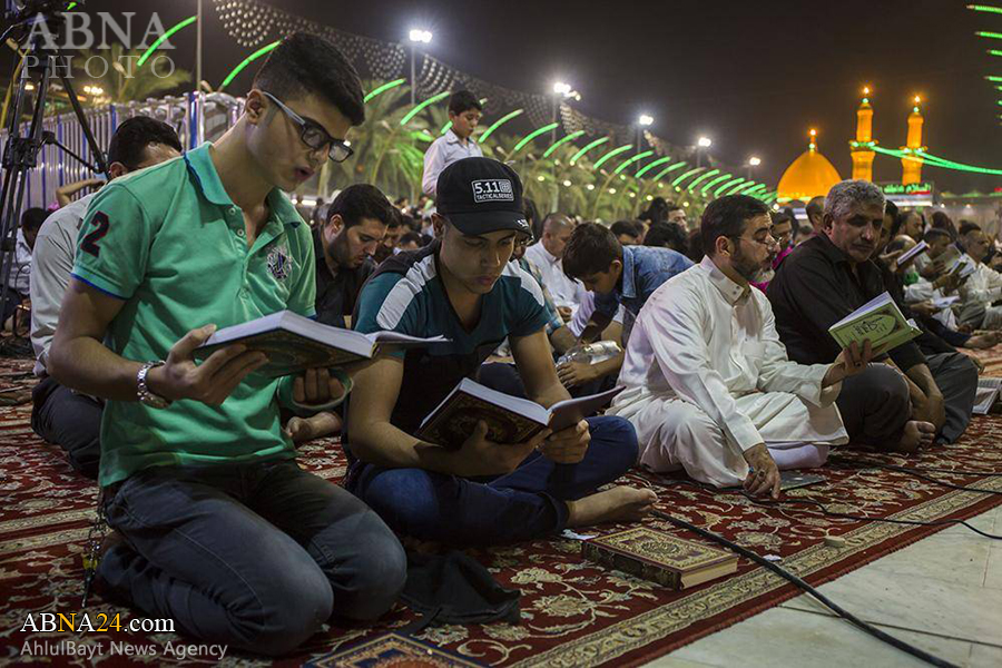 تقارير مصور/ احياء مراسم ليلة القدر في حرم الامام الحسين (ع) وأخيه العباس (ع)