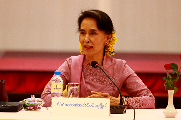 အစိုးရတြင္ၿငိမ္းခ်မ္းေရးေဖာ္ေဆာင္ရန္ လွ်ိဳ႕၀ွက္ရည္မွန္းခ်က္ မရွိေၾကာင္း ေဒၚေအာင္ဆန္းစုၾကည္ေျပာၾကား