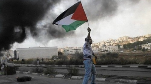 مسجد الاقصیٰ کی حمایت میں فلسطین میں مظاہرے