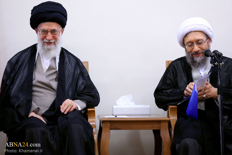 “El Presidente y las Autoridades del Poder Judicial de Irán  se han Reunido con el Líder Supremo de la Revolución Islámica”