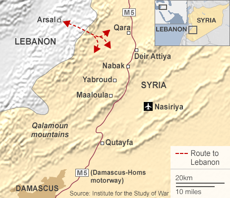 Two ISIS pumping stations destroyed by Syrian Army, Hezbollah near Lebanese border
