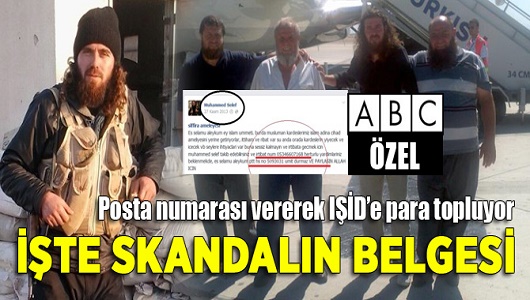 IŞİD Türkiye'de posta numarası vererek açık açık para ve eleman topluyor / Foto