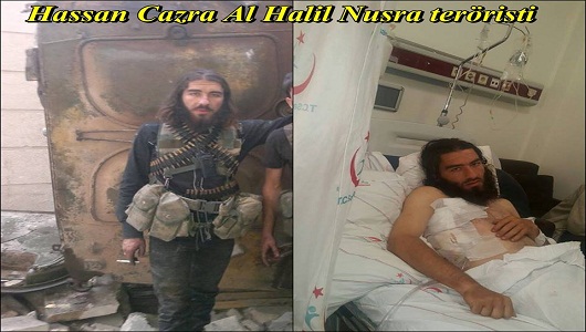 Halep’te yaralanan Nusra teröristi Türkiye’de tedavi edildi