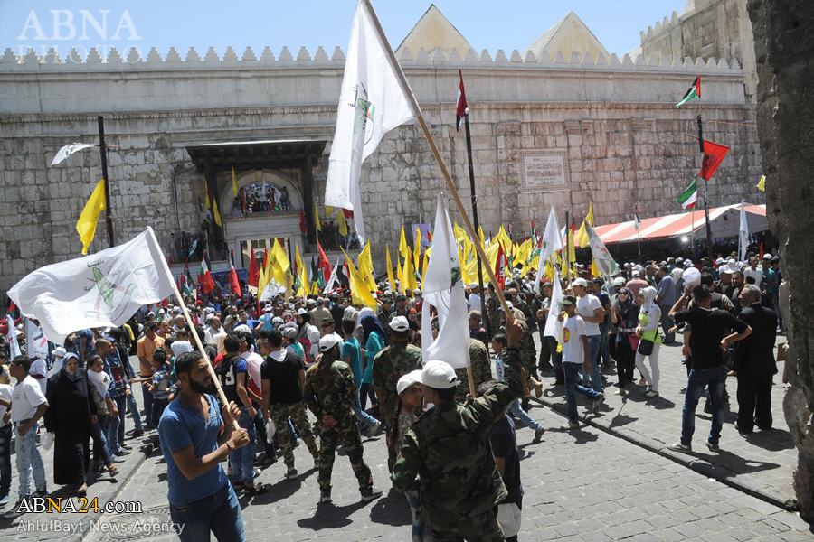 تقرير مصور/ يوم القدس العالمي في العاصمة السورية 