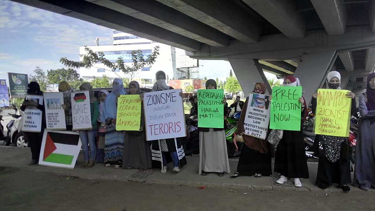 Warga Makassar Gelar Yaumul Quds Dukung Perjuangan Palestina
