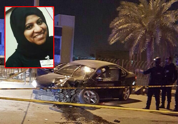 تقرير يؤكد ان الشهيدة "فخرية مسلم" تعرضت لطلق ناري من موكب خاص لاحدى شخصيات النظام