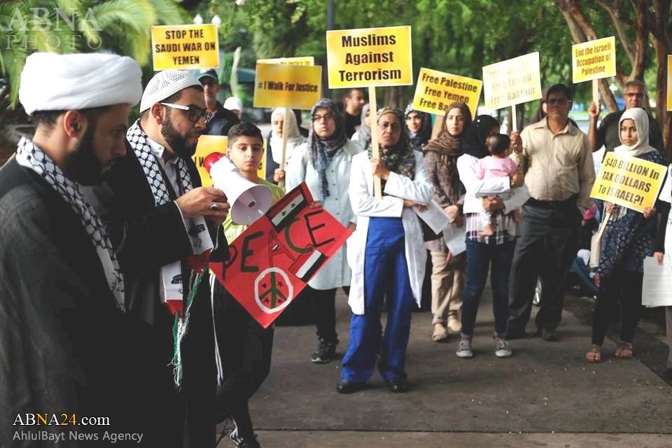 تقرير مصور/ المسلمون الشيعة يشاركون في يوم القدس العالمي بمدينة "اورلندو" الامريكية