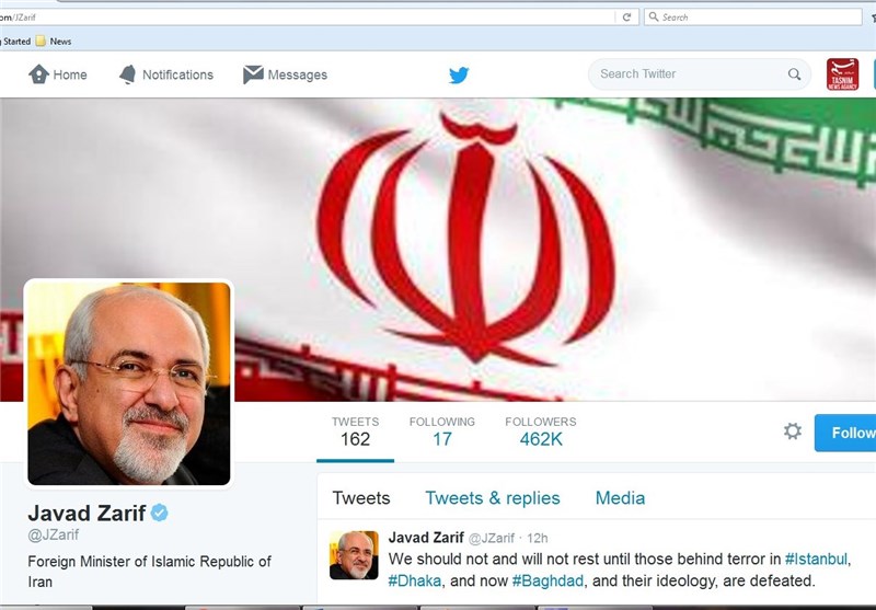 Iran’s Zarif Denounces Deadly Terrorist Attacks in Istanbul, Dhaka, Baghdad