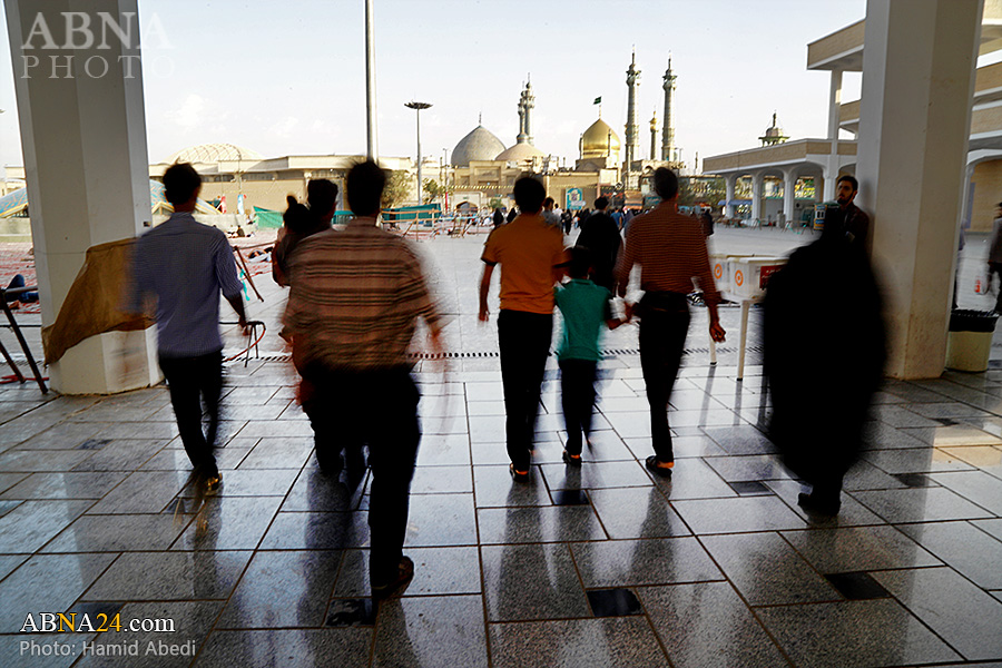 حرم حضرت معصومہ (س) میں نمازعید فطر کے شاندار مناظر ـ ۲