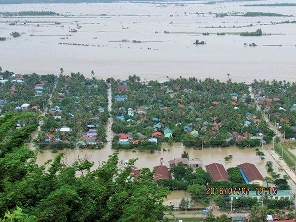 ရခိုင္ေရေဘးေၾကာင့္ လူ ၂၀,၀၀၀ ေက်ာ္ ေဘးလြတ္ရာသို႔ တိမ္းေရွာင္ တစ္ဦးေသဆံုး