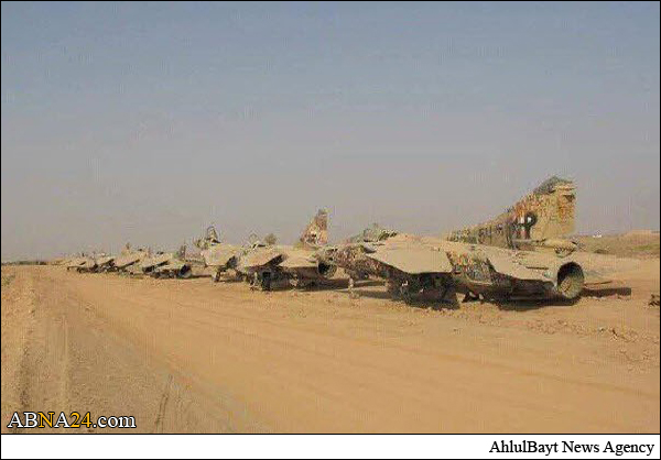 تقرير مصور/ قاعدة القيارة بعد تحريرها ومقاتلات يأكلها التراب