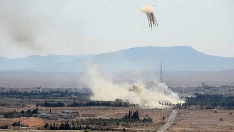 IS schoss russischen Hubschrauber nahe Palmyra ab