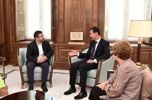 الرئيس السوري يؤكد لوفد أوروبي ان تفشي الإرهاب في أوروبا سببه سياسات الغرب