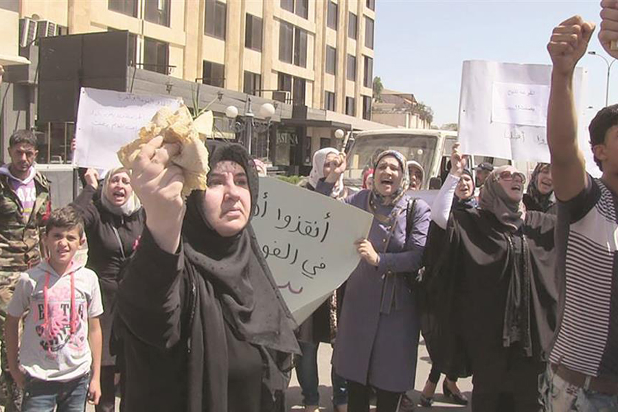 أهالي الفوعا وكفريا مهددون بالموت بسبب حصار المسلحين