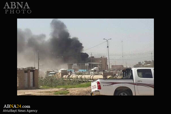  Terroristen Explosion in al-Husseiniya Bereich von Bagda