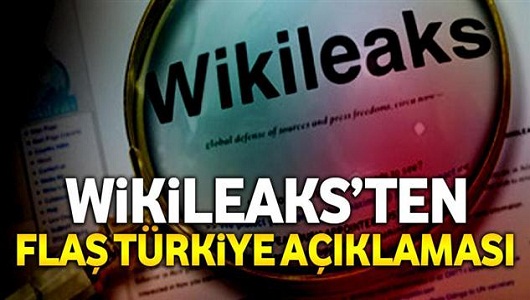 WikiLeaks'ten Flaş Türkiye Açıklaması