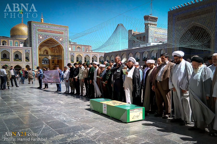 Funerales en Mashhad de «Shahid Shir-Mohammad Ibrahimi», “Mártir Defensor de los Santuarios Sagrados”