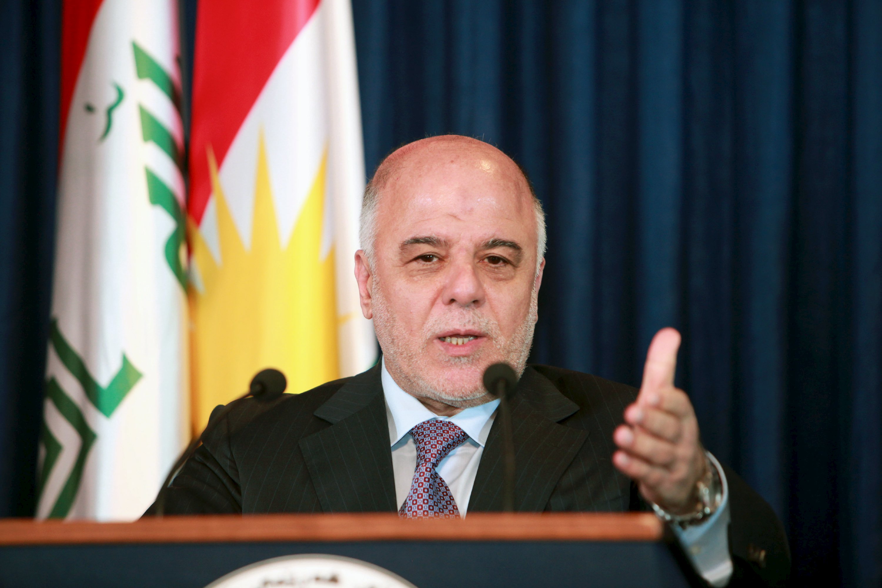 Iraqi troops are advancing to liberate Mosul: Abadi