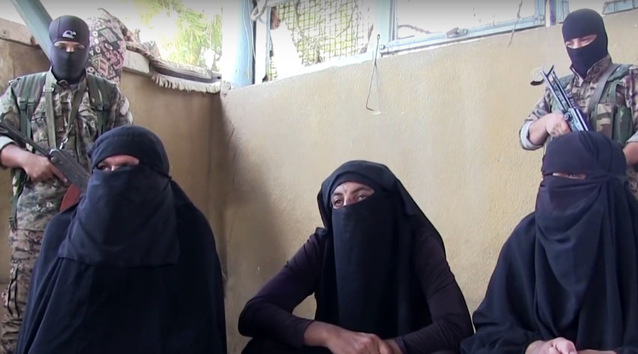 ISIS militants captured while fleeing besieged town dressed as women