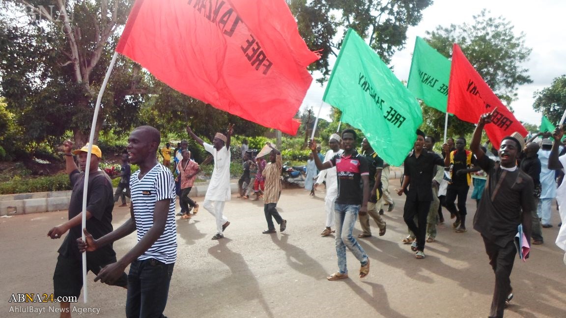 Photos: Protesters in Nigeria's Kaduna demand release of Shekh Zakzaky and his followers