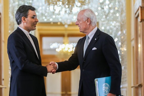 UN Envoy in Tehran for Talks on Syrian Crisis