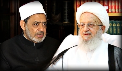  المرجع مكارم شيرازي يشيد بموقف شيخ الازهر حيال تحريم قتل المسلمين