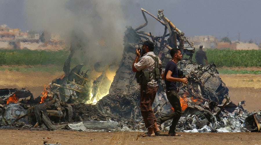 Derriban en Siria un Helicóptero Ruso con Cinco Tripulantes