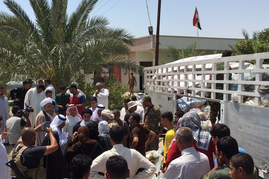 نازحو الشرقاط يثمنون وقفة المرجع السيستاني الانسانية