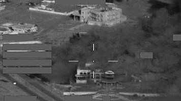 British fighter jets bomb Saddam palace used by ISIS in Mosul, Iraq
