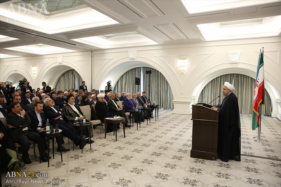 الرئيس روحاني: جميع الدول تقر بدور ايران الايجابي والمؤثر والمهم في امن المنطقة