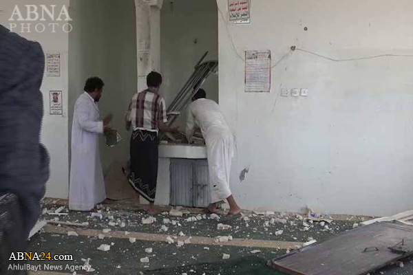 حتى بيوت الله لم تسلم من القصف السعودي! + (صور)