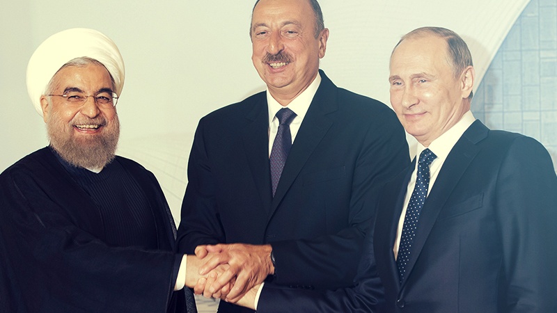 ایران، روس اور آذربائیجان کے سربراہی اجلاس کے اختتامی بیان